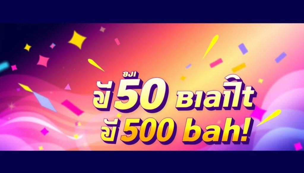 โปรโมชั่นเครดิตฟรี 50 บาท